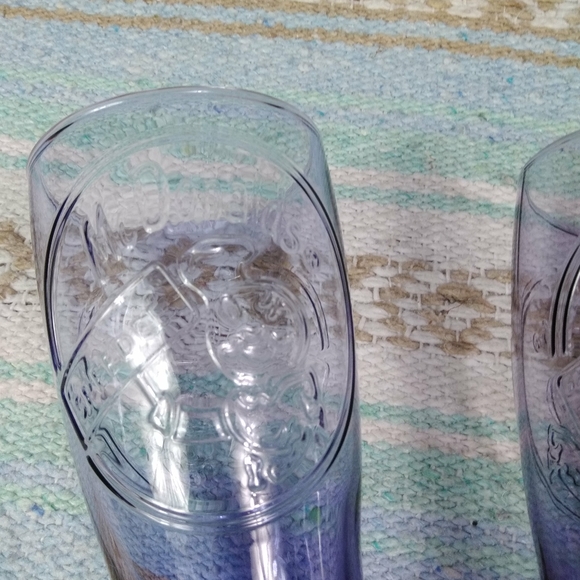 PURPLE MC DONALDS COCA COLA GLASSES BLUE - Picture 3 of 6